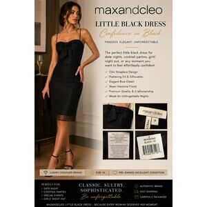 Maxandcleo Little Black Dress Size 10 Cocktail Date Night Revenge Dress